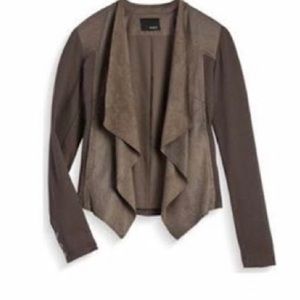 Edyson Maisha Ponce and Faux Leather Jacket